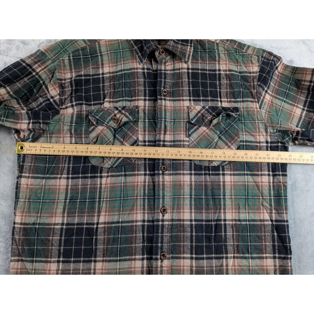 The Vermont Flannel Co Shirt Mens XL Multicolor Plaid Long Sleeve Button Up READ - Picture 6 of 12